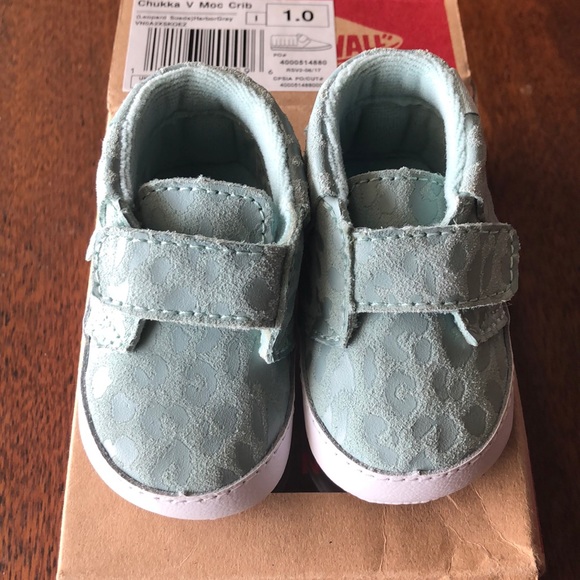 NWT Vans Chukka V Moc Crib Leopard Suede - Picture 2 of 8